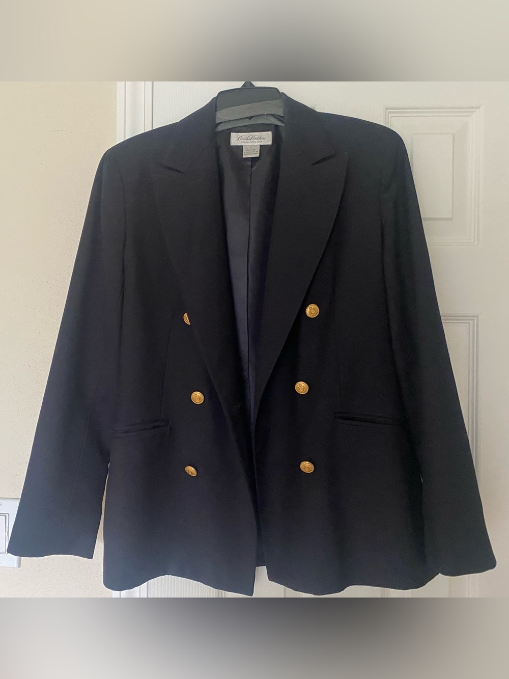 Brooks Brothers Navy Double Breasted Blazer SZ 4